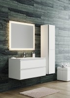 Шкаф пенал для ванной Sanvit Авеню белый