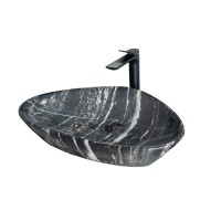 Накладная раковина GID Esfera Mnc206 59 под глянцевый камень, фаянс