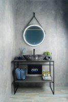 Накладная раковина GID Esfera Mnc206 59 под глянцевый камень, фаянс