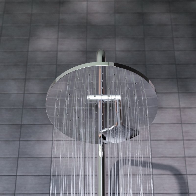 Душевой комплект Смеситель Damixa Jupiter 771000001 + Стойка 977000000