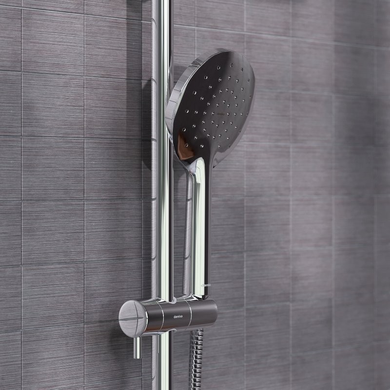 Душевой комплект Смеситель Damixa Jupiter 771000001 + Стойка 977000000