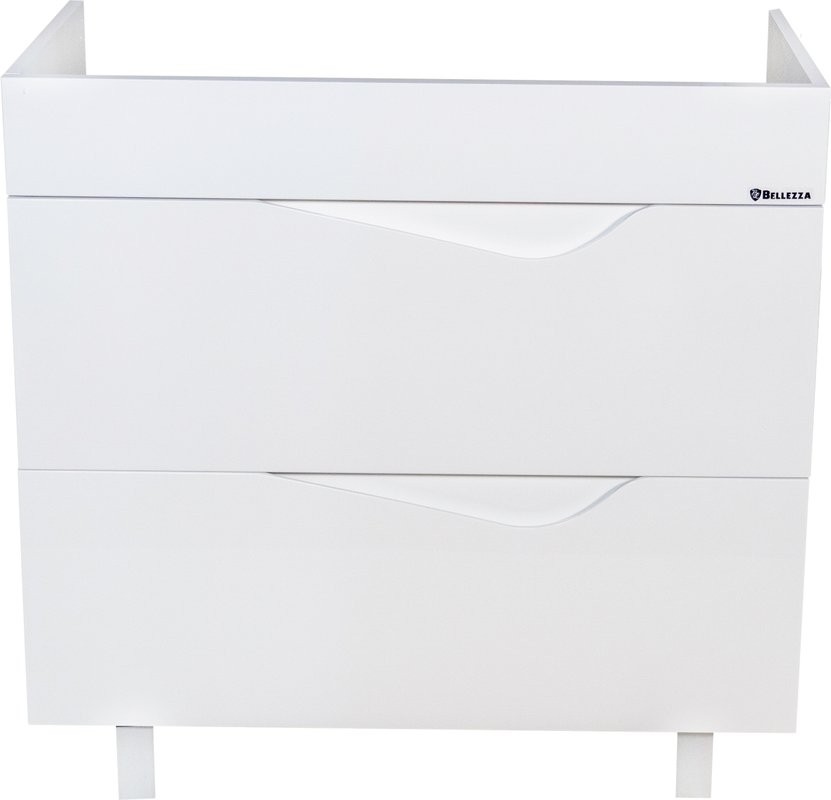 Тумба с раковиной Bellezza Эйфория 85 белая