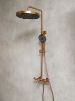 Душевая стойка AltroBagno Bilancia AltroBagnoBilancia030431BC матовая медь