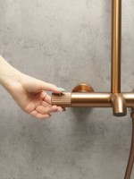 Душевая стойка AltroBagno Bilancia AltroBagnoBilancia030431BC матовая медь