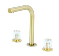 Смеситель для раковины Boheme Elegante 152-MG-EL матовое золото Смеситель для раковины Boheme Elegante 152-MG-EL матовое золото