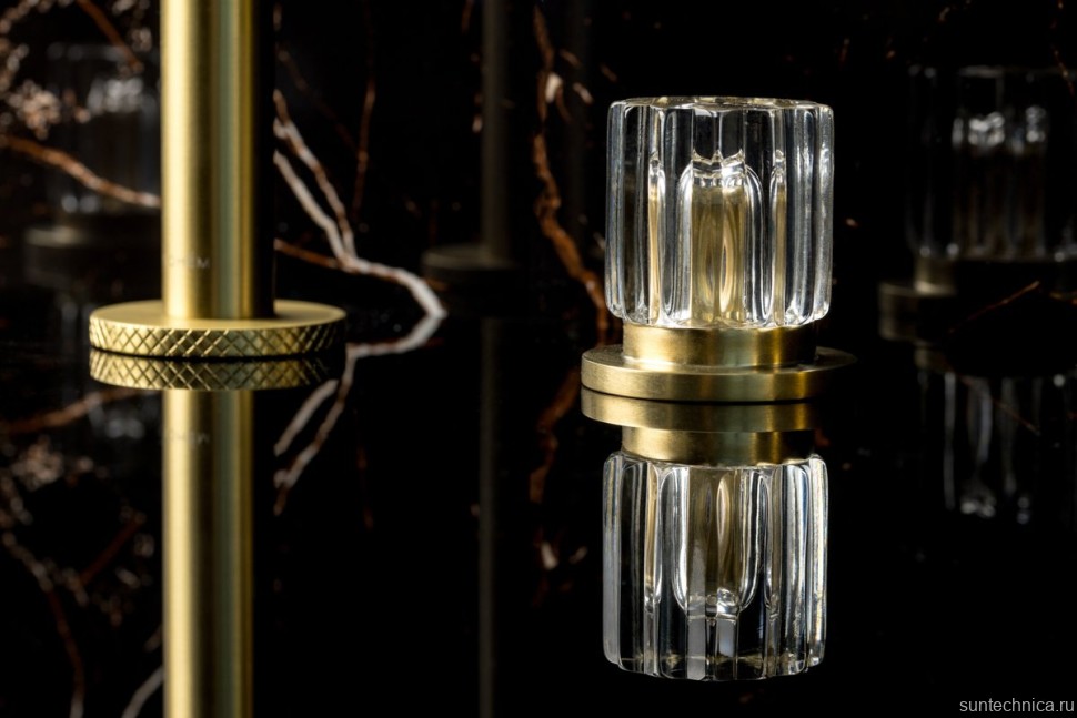 Смеситель для раковины Boheme Elegante 152-MG-EL матовое золото