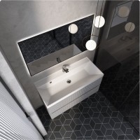 Тумба под раковину для ванной AQUAme S1 100 серая Тумба под раковину для ванной AQUAme S1 100 серая