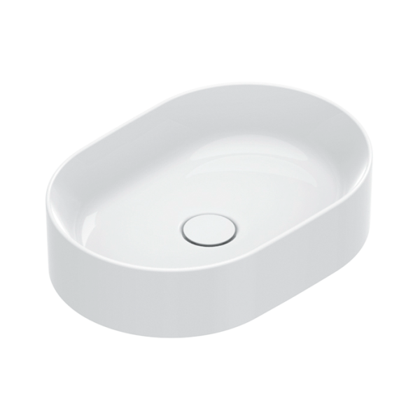 Накладная раковина Catalano Zero 0122500001 50 глянцевая белая, овальная