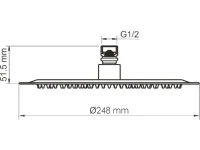 Душевой комплект Wasserkraft Fulda A5251.219.258 С ВНУТРЕННЕЙ ЧАСТЬЮ, черный
