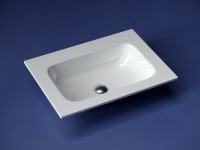 Накладная раковина Ceramicanova Grace прямоугольная без отверстия под смеситель 61 см CN7011wx