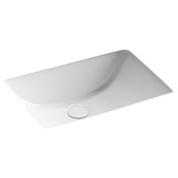 Раковина встраиваемая снизу Ceramicanova Era CN15001 52 глянцевая белая, прямоугольная