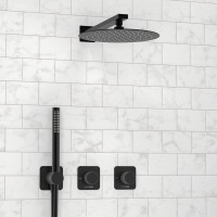 Душевой комплект Wasserkraft Fulda A5251.299.219.258.302.242.217 С ВНУТРЕННЕЙ ЧАСТЬЮ, черный