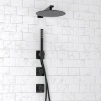Душевой комплект Wasserkraft Fulda A5251.299.219.258.302.242.217 С ВНУТРЕННЕЙ ЧАСТЬЮ, черный