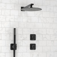 Душевой комплект Wasserkraft Fulda A5251.299.219.258.302.242.217 С ВНУТРЕННЕЙ ЧАСТЬЮ, черный