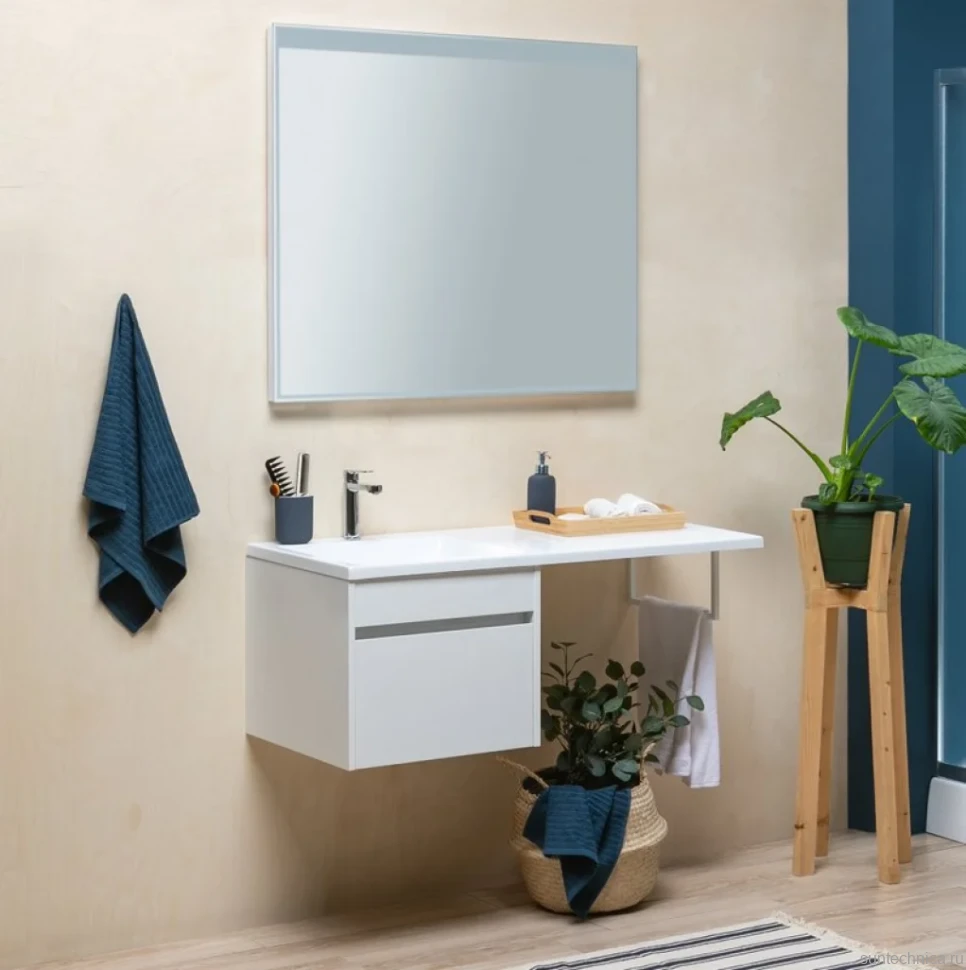Мебель для ванной комнаты Aquanet Токио 68 1 ящик L