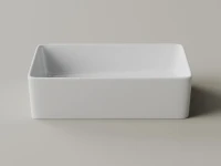 Раковина накладная Ceramicanova Element со смещенным сливом, 485x305x135, белый, CN5050