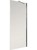 Душевая перегородка Maybahglass MGD-678-5ш 109 см, профиль хром матовый, стекло бронза