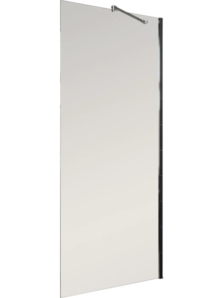 Душевая перегородка Maybahglass MGD-678-5ш 109 см, профиль хром матовый, стекло бронза