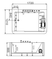 Акриловая ванна Gemy G9226 K