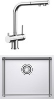Комплект Мойка Omoikiri TADZAVA 54-U/I ULTRA-IN + Смеситель Blanco Fontas-S II 525198
