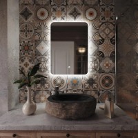 Зеркало Mixline Алон 50 с подсветкой