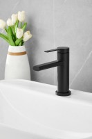 Смеситель для раковины BELZ B813 B10813-7 черный Смеситель для раковины BELZ B813 B10813-7 черный