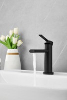 Смеситель для раковины BELZ B813 B10813-7 черный Смеситель для раковины BELZ B813 B10813-7 черный