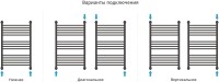 Полотенцесушитель водяной Сунержа Богема + 80x50, с полкой, прямая