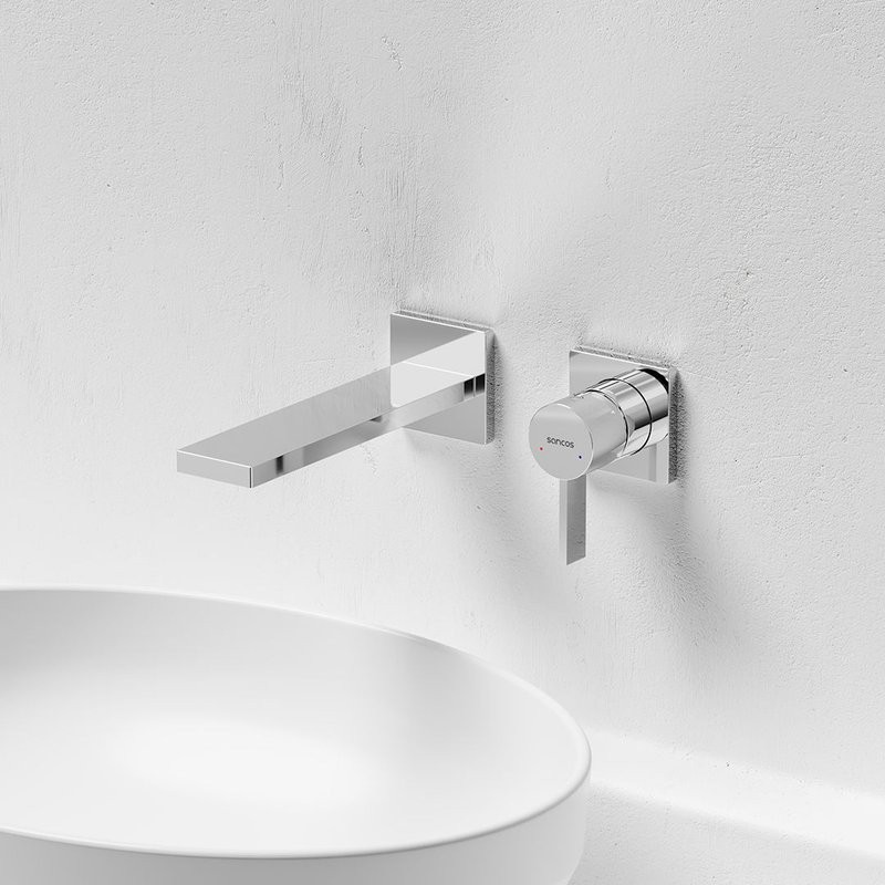 Смеситель для раковины Sancos Linn, хром, SC9021CH