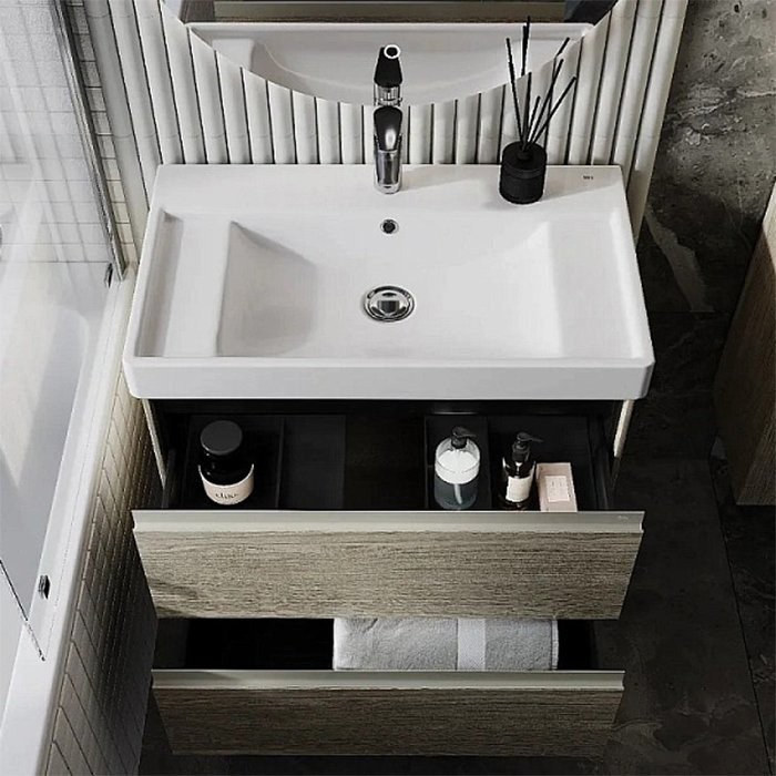 Мебель для ванной комнаты Roca Ona 80 дуб светлый