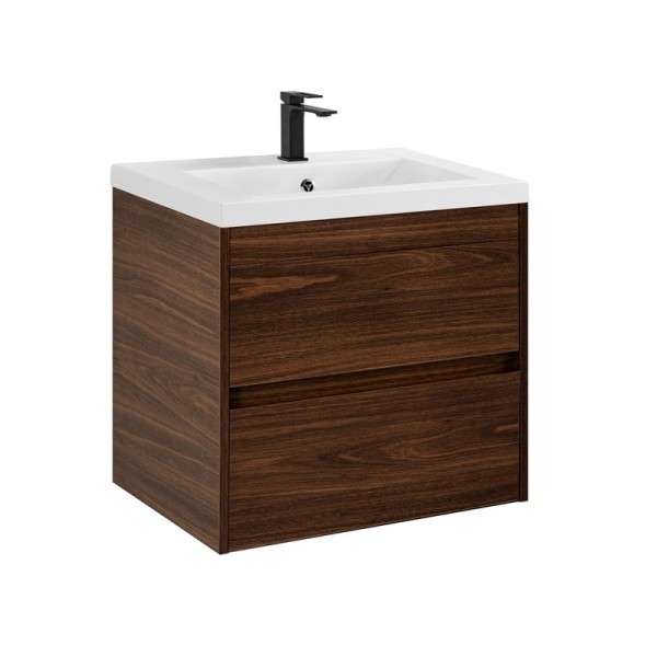 Тумба с раковиной Art&Max Family-M 58 подвесная, bourbon oak