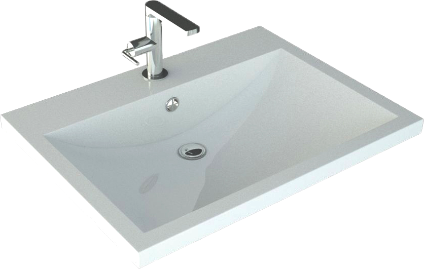 Тумба с раковиной Art&Max Family-M 58 подвесная, bourbon oak