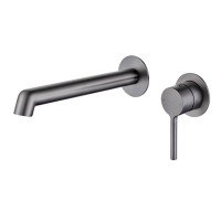 Смеситель для раковины встраиваемый Raglo R20.11.09, графит Смеситель для раковины встраиваемый Raglo R20.11.09, графит