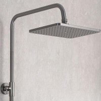 Душевая стойка Frap H62 F2462-9 оружейная сталь