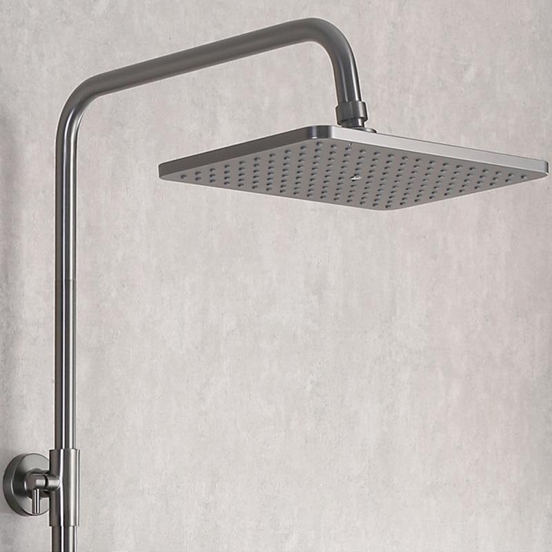 Душевая стойка Frap H62 F2462-9 оружейная сталь