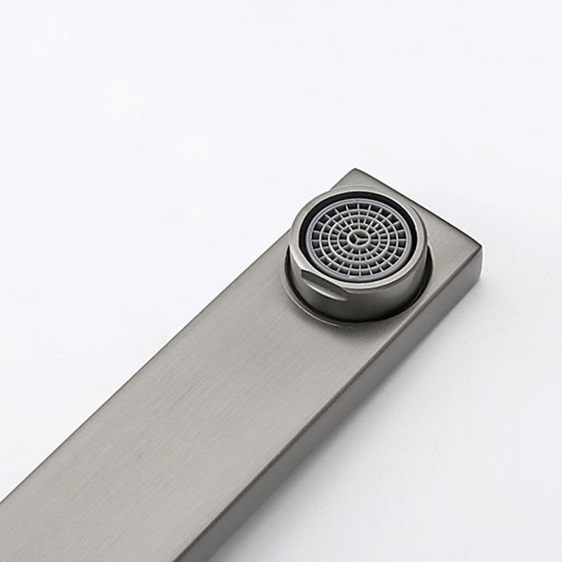 Душевая стойка Frap H62 F2462-9 оружейная сталь