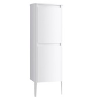Шкаф-пенал для ванной Belux Анжело П 60 L напольный, глянцевый белый