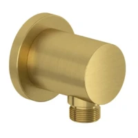 Шланговое подключение Kludi Nova Fonte Puristic 20543N0-15 брашированное золото