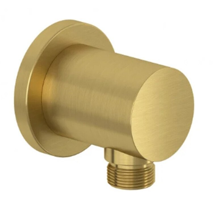 Шланговое подключение Kludi Nova Fonte Puristic 20543N0-15 брашированное золото