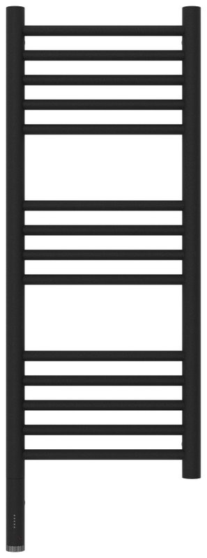 Полотенцесушитель электрический Сунержа Богема 3.1 15-6004-8030 90x35 см, подключение слева, темный титан муар, лесенка