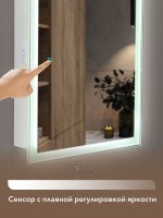 Зеркало-шкаф Alavann Rita 60х80 с подсветкой