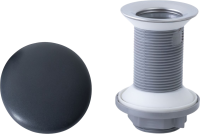 Донный клапан для раковины Allen Brau Fantasy 5.11001.AN без перелива, антрацит