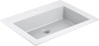 Мебель для ванной комнаты Vincea Chiara 2D 60, 2 ящика, натуральный дуб, с белой раковиной