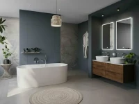 Акриловая ванна BelBagno BB705-1700-800 170x80 см, отдельностоящая, белая, овальная, на ножках, со сливом-переливом, с донным клапаном