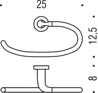 Полотенцедержатель Colombo Design Basic B2731 Полотенцедержатель Colombo Design Basic B2731