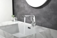 Смеситель для раковины Black&White Gravity 7101С сенсорный, chrome