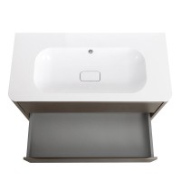 Мебель для ванной комнаты Cezares Relax 100 подвесная, 2 ящика, сатин