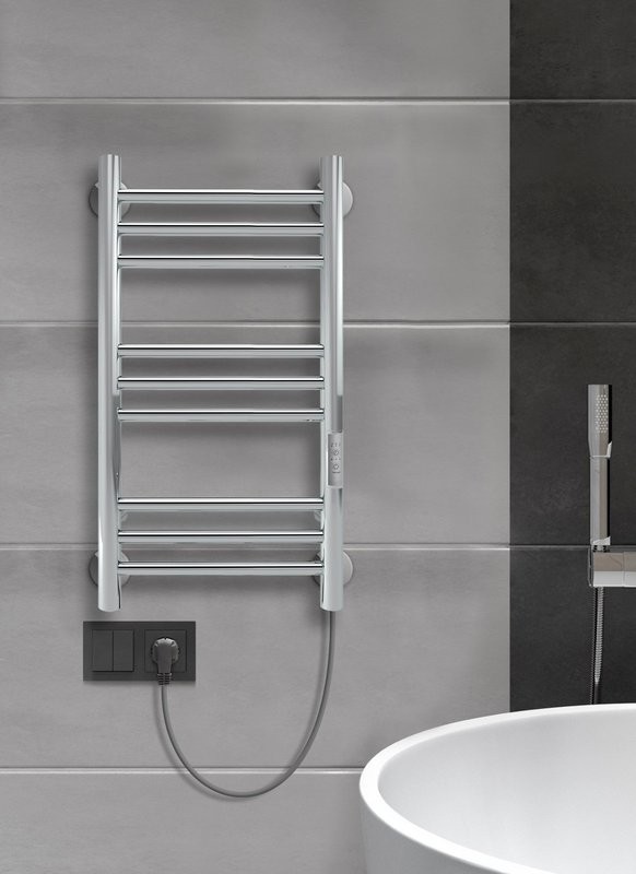 Полотенцесушитель электрический Indigo Line Trinity LСLTE70-30Rt серебристый
