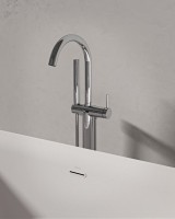 Напольный смеситель для ванны с душем Ravak Freedom FM 082.00CR хром Напольный смеситель для ванны с душем Ravak Freedom FM 082.00CR хром