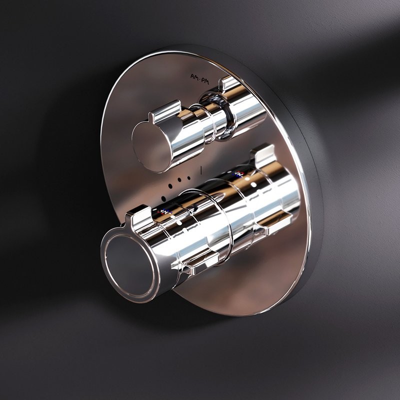 Душевой комплект AM.PM X-Joy FT85A3RH30 С ВНУТРЕННЕЙ ЧАСТЬЮ, с термостатом, хром